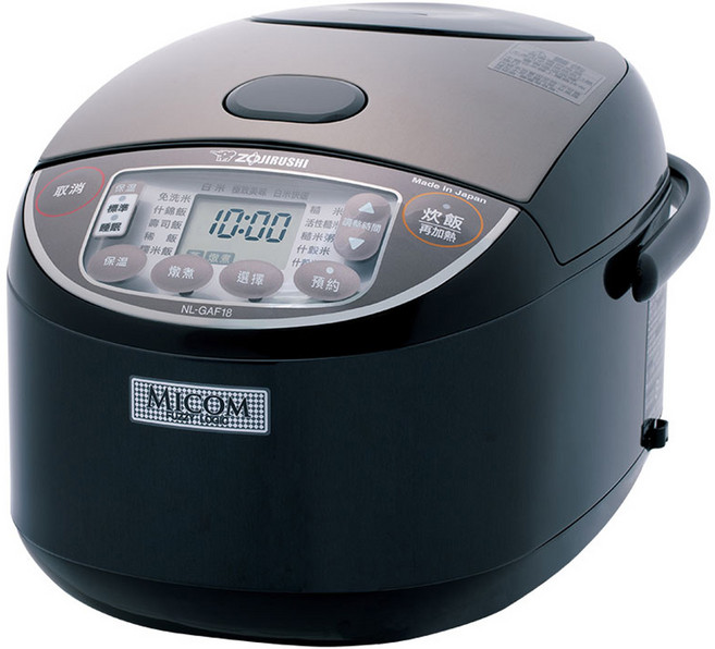 ZOJIRUSHI 象印 日製 五級能微電腦電子鍋 10人份, NL-GAF18, 黑色
