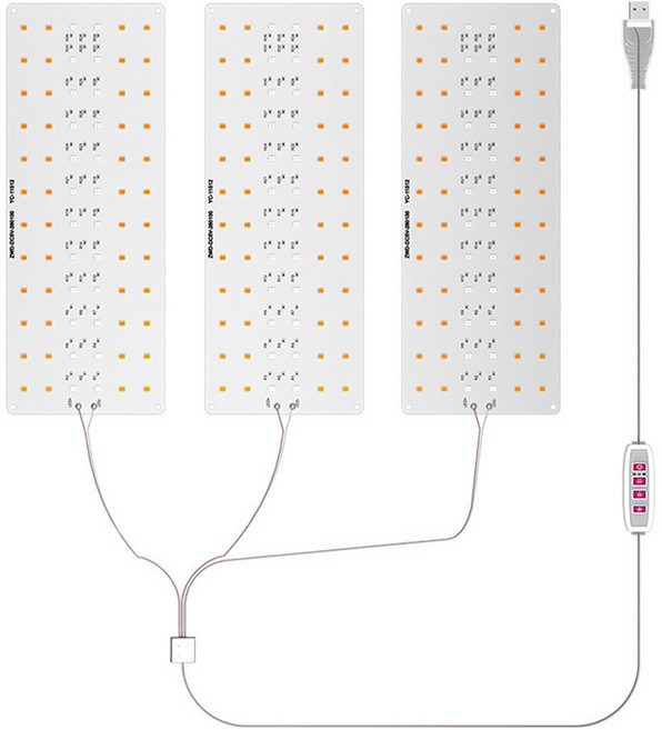 스마토이 오버헤드 LED 식물 생장 조명, 3구