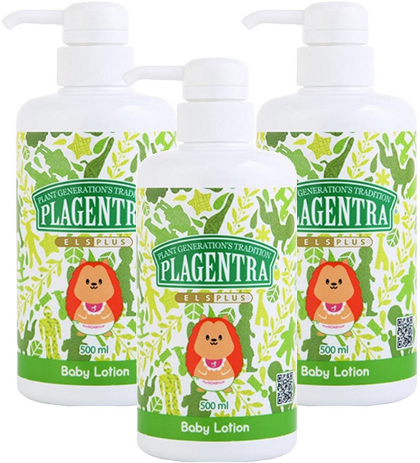 프라젠트라 베이비 프리미엄 대용량 로션, 500ml, 3개