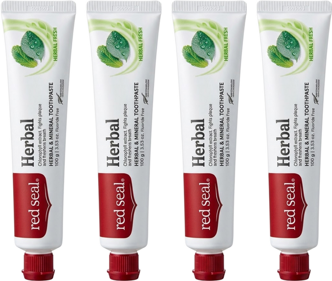 red seal 紅印 草本防蛀牙膏
