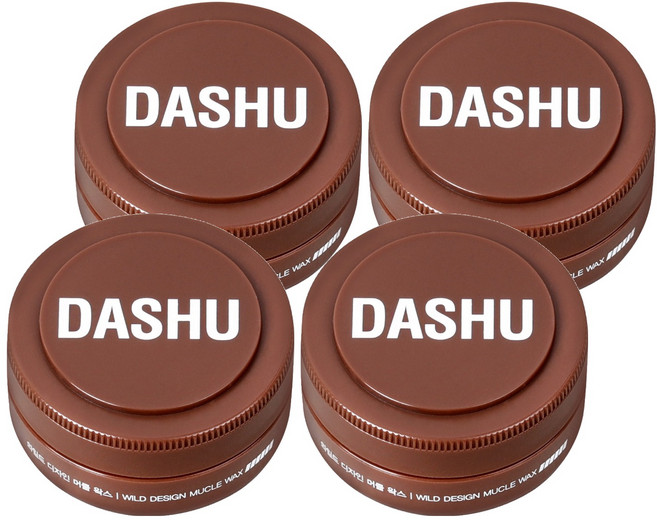 DASHU 男士高級狂野設計造型髮蠟, 15ml, 4個