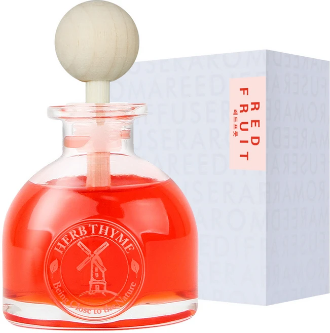 허브타임 퍼퓸 플러스 차량용 디퓨저 60ml 본품, 레드프룻, 1개 - 쿠팡