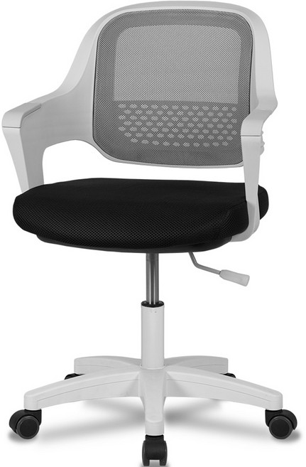 체어클럽 쿠보 메쉬의자, 화이트바디 그레이