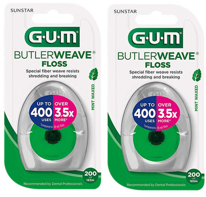 검 위브 민트왁스 치실 1840, 1개입, 2개