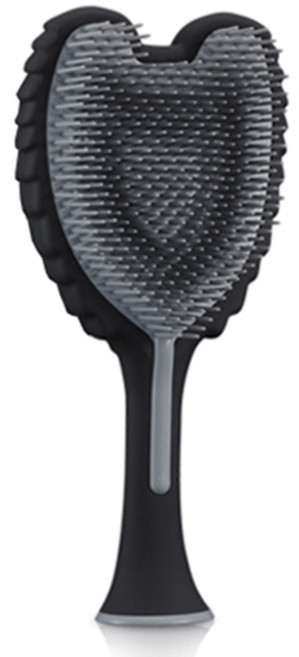 탱글엔젤 2.0 오리지널 소프트터치 헤어브러쉬, 블랙 + 그레이, 1개
