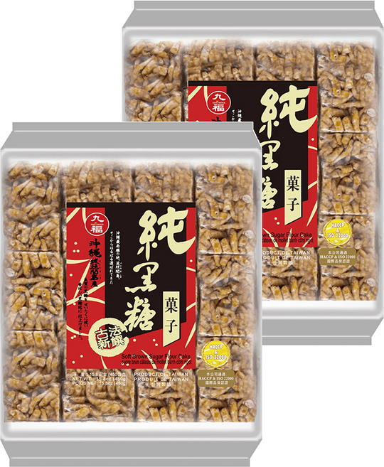 九福 黑糖沙琪瑪, 450g, 2袋