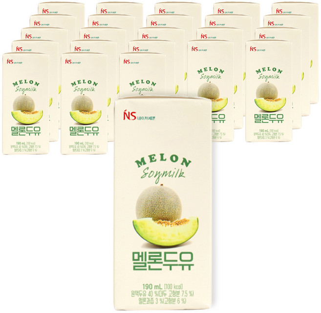 삼육네이처세븐 멜론두유, 190ml, 24개