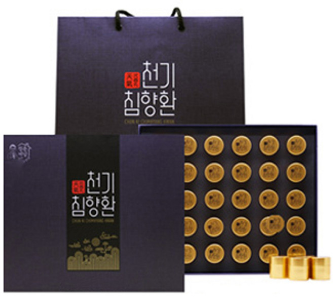 보의당 김문호 천기침향환 + 쇼핑백, 120g, 1박스