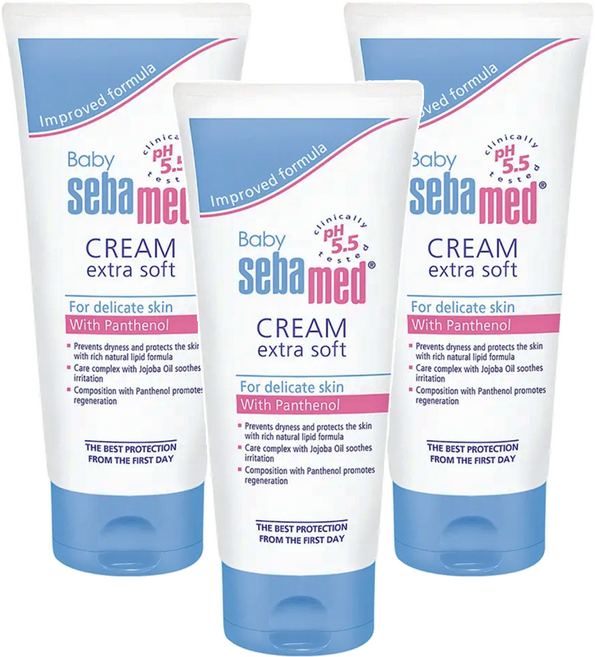 Baby sebamed 施巴 嬰兒護膚膏, 200ml, 3條