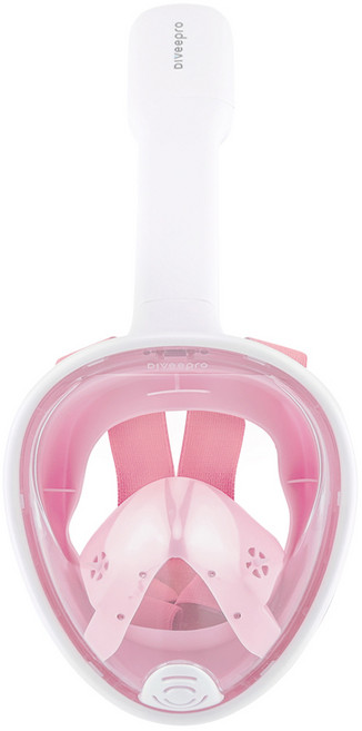 다이비프로 아동용 익스트림 스노쿨링 마스크 세트, 핑크