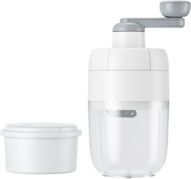 레베스 가정용 눈꽃 수동 빙수기, 그레이, 단품, 1개