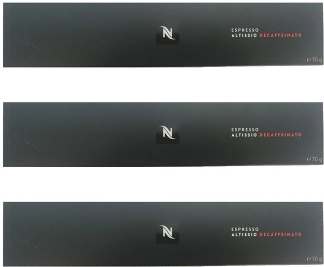네스프레소 버츄오 알티시오 디카페나토 캡슐커피, 7g, 10개입, 3개