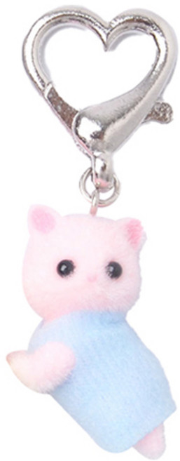 핑크 가운냥 슈즈참 키링, 스카이블루, 1개