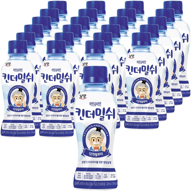 아인슈타인 킨더밀쉬, 200ml, 24개