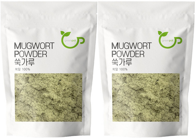 그린팟 쑥 가루, 300g, 2개