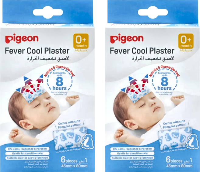 pigeon 貝親 退熱貼, 6片, 2盒