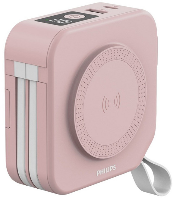 PHILIPS 飛利浦 十合一行動電源, DLP4347C, 粉色