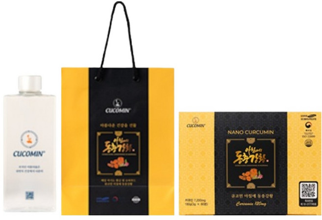 큐코민 아침에 동충강황 + 보틀 + 쇼핑백, 60정, 180g, 1개