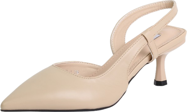 라블 스트랩 스틸레토힐 슬링백 7cm