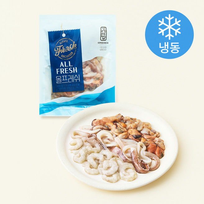 김씨밥 국내산 으로만 만든 해물모둠 (냉동), 300g, 1개