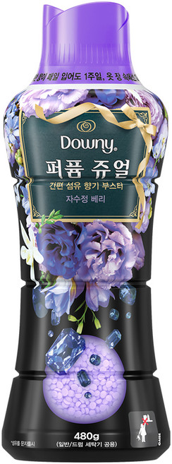 다우니 퍼퓸 쥬얼 자수정 베리 향기부스터, 480g, 1개