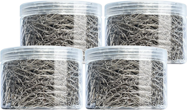 KHOHIMO 辦公用鋼製迴紋針 29mm 4W290, 1000件, 4個