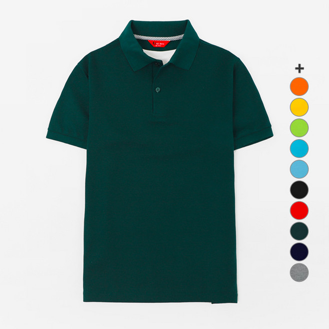 Unirex 多色短袖Polo衫, 深卡其色