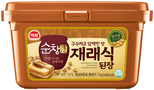 순창궁 재래식 된장, 1kg, 1개