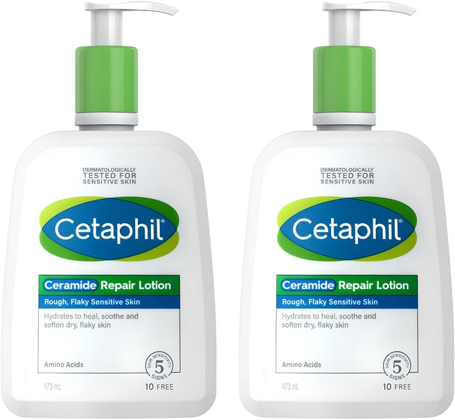세타필 세라마이드 리페어 바디로션, 473ml, 2개 - 쿠팡