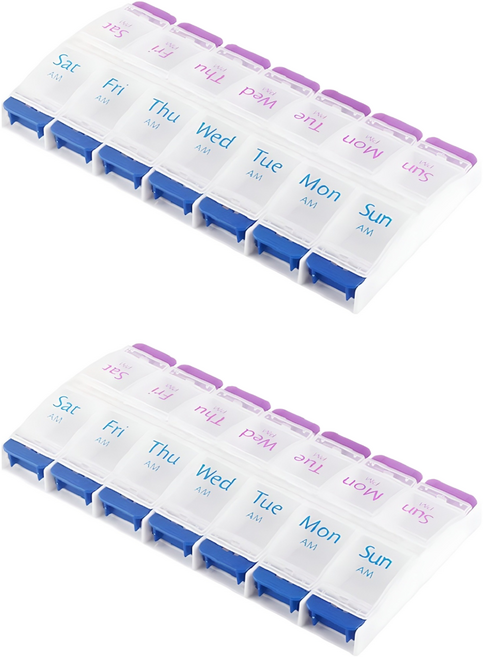 일상나눔 데일리 원터치 약통, 2개