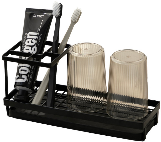 오코로 칫솔꽂이, 블랙, 1개