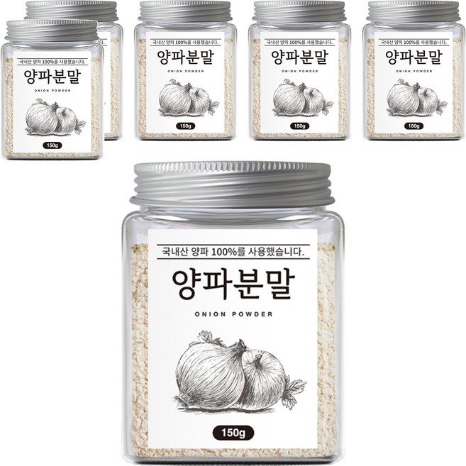 조은약초 양파 분말, 150g, 6개