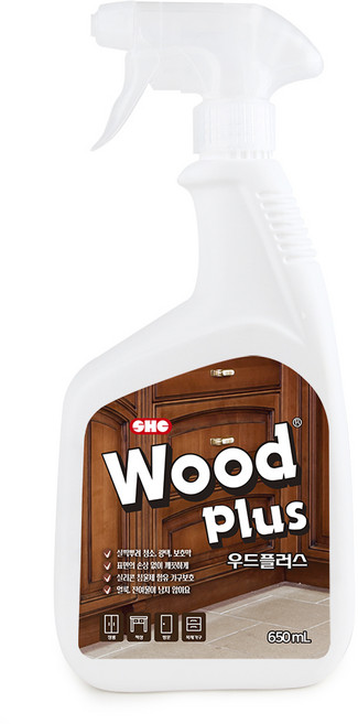 신희 우드플러스 가구 목재 보호광택제 650ml, 1개