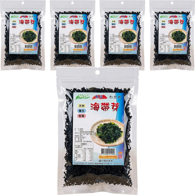 茂格生機 海帶芽, 100g, 5包
