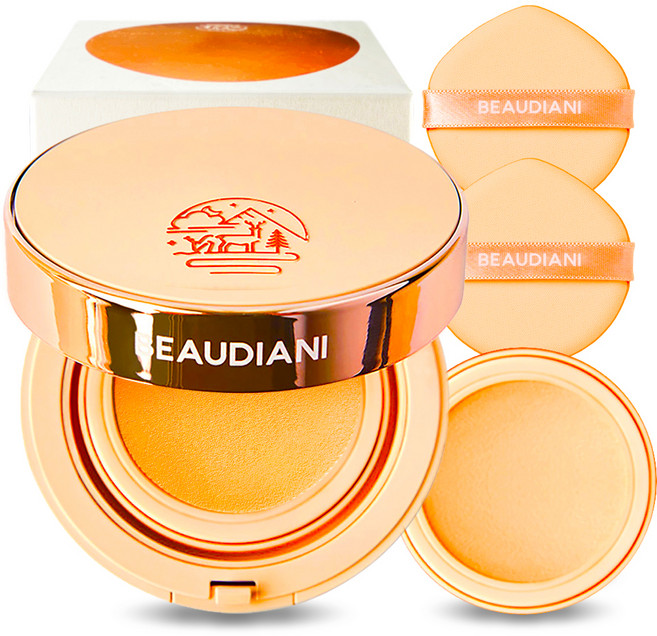 뷰디아니 메쉬 타이트 업 커버쿠션 본품 12g + 리필 12g 세트, 딥커버데일리 3호, 1개