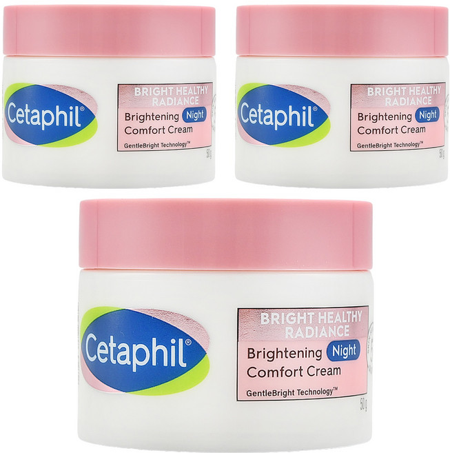 Cetaphil 舒特膚 BHR淨白調理安撫霜 改善暗沉保濕 舒緩肌膚 淡化色斑, 50g, 3罐
