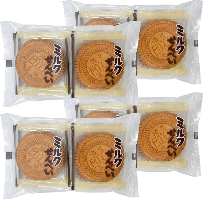 船岡製菓 牛奶煎餅 10入, 160g, 4袋
