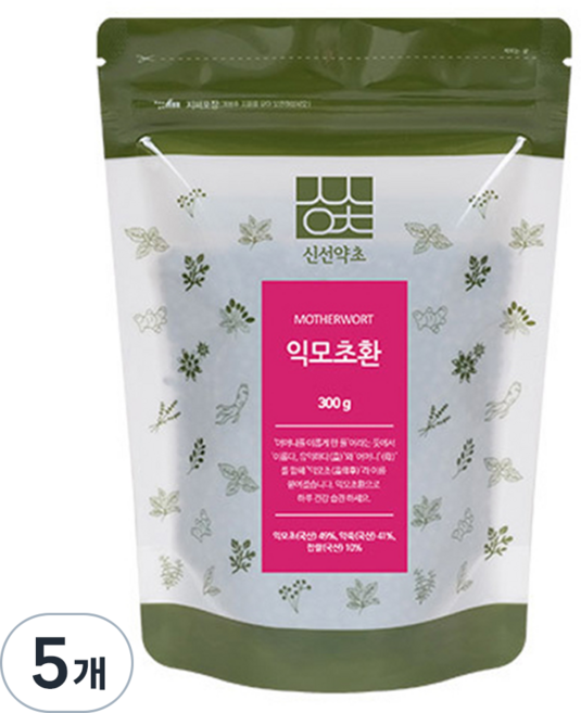신선약초 익모초환, 5개, 300g