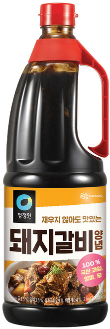 청정원 돼지갈비양념, 2kg, 1개