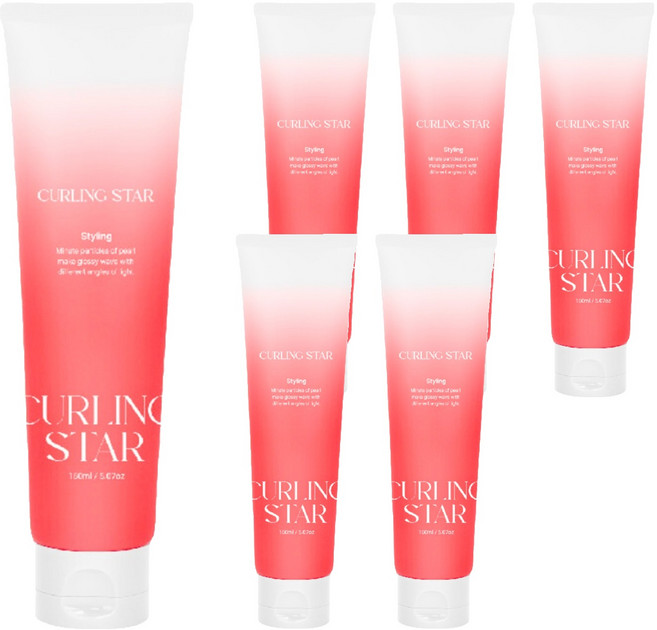 옵시디앙 컬링스타 컬크림, 6개, 150ml