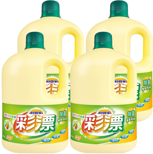 Magic Amah 妙管家 彩色漂白水 麝香香味, 2.6kg, 4桶
