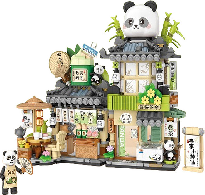 LOZ 나노블럭, 팬더티하우스, 1개