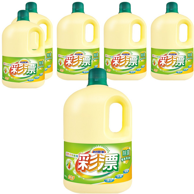 Magic Amah 妙管家 彩色漂白水 麝香香味, 2.6kg, 6桶