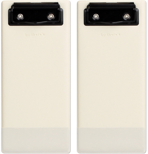 데얼스 메모 클립보드 MINI, 바닐라, 2개