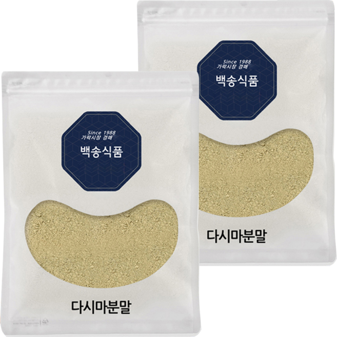 백송식품 완도 다시마가루, 1kg, 2개