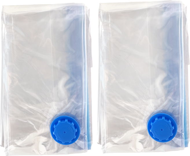 真空壓縮收納袋 立體 透明, 2個, 1組
