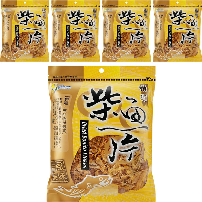 超賀 精選柴魚片, 115g, 5包