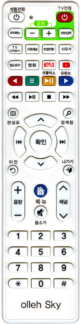 낫투 KT 셋톱 LG 삼성 TV 리모컨, ComBo-3010, 1개