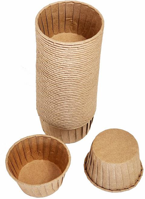 베스톰 컵케익 종이컵, 크라프트, 50개