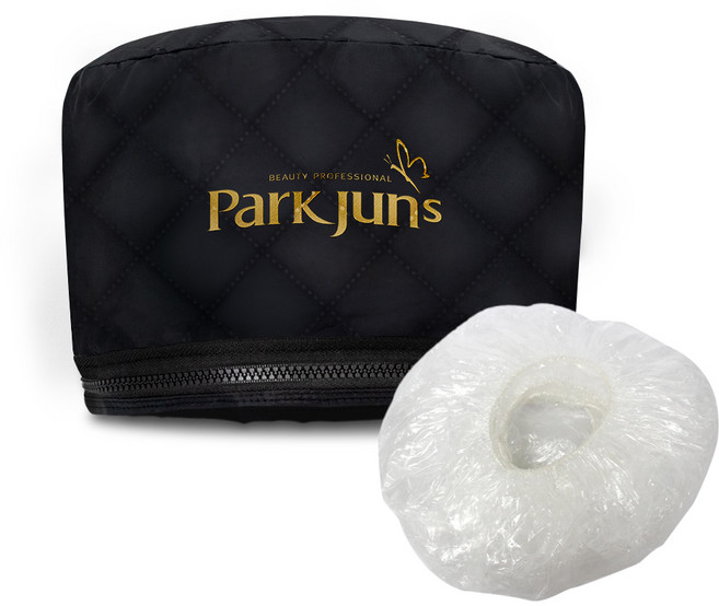 박준뷰티랩 전기 헤어캡 + 비닐 헤어캡 50p 세트, PGCP-001